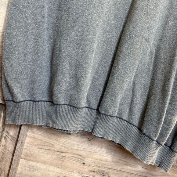 University of Alabama Embroidery Cutter & Buck Gray Pullover Knit Sweater Vest M - Picture 7 of 8